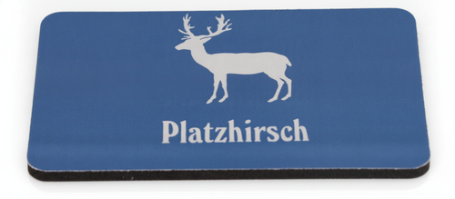 Kühlschrankmagnet Bavarica Platzhirsch 9,5 x 6,5cm