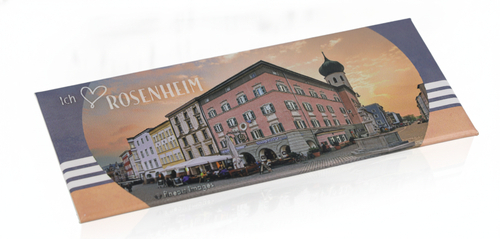 Kühlschrankmagnet Ich Liebe Rosenheim Stadt Rosenheim, Bunt 1 Stk.