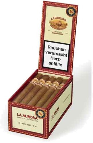 La Aurora Zigarren Connecticut 1987 Churchill 20Stk. La Aurora Zigarren Connecticut 1987 Churchill 20Stk.