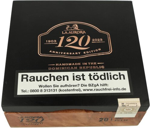 La Aurora Zigarren Anniversary 120th Toro 20Stk.
