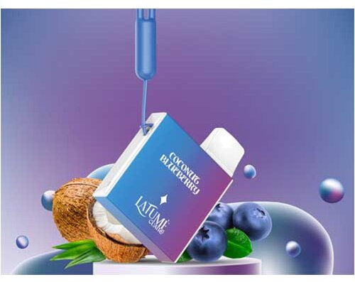 La Fume Cuatro 600 Coconut Blueberry Einweg E-Zigarette 20mg La Fume Cuatro 600 Coconut Blueberry Einweg E-Zigarette 20mg