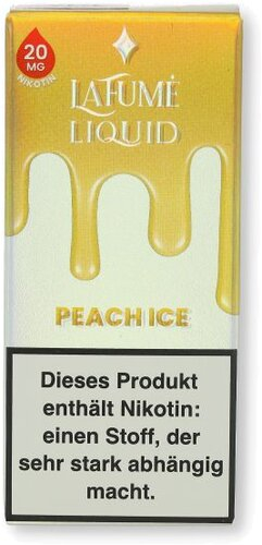 La Fume Peach Ice Liquid 10ml 20mg
