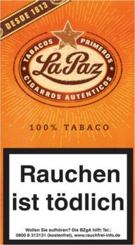 La Paz Wilde Cigarros Sumatra 5er Packung La Paz Wilde Cigarros Sumatra 5er Packung