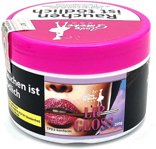 Lady Smoke Lip Gloss 200g Shisha Tabak