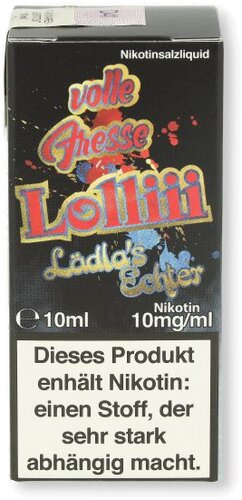 Lädla Juice volle Fresse Nikotinsalz Liquid Lädla´sEchter 10ml 10mg/ml