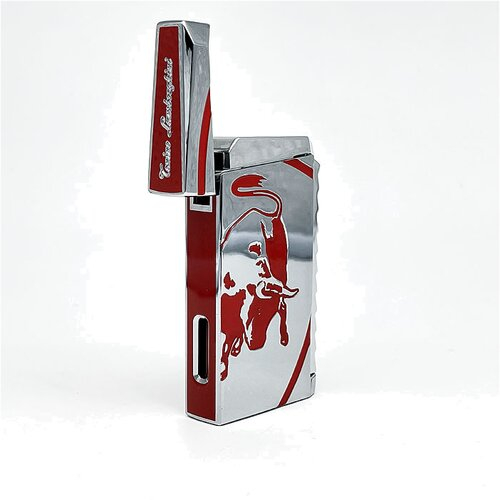 Lamborghini Toro 1-er Jet Flame Feuerzeug Rot