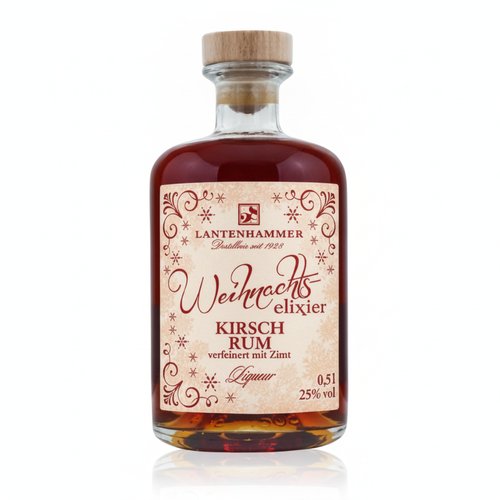 Lantenhammer Weihnachtselixier Kirsch Rum 25% Vol. 500ml