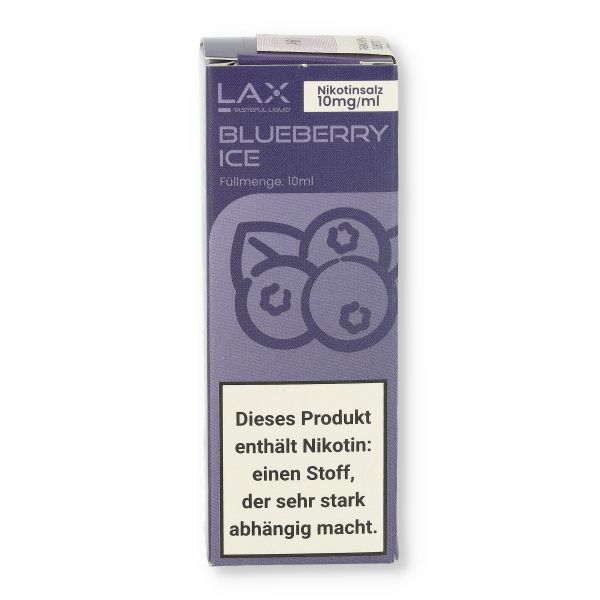 LAX Nikotinsalz Liquid Blueberry Ice 10mg/ml