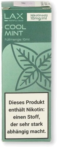 LAX Nikotinsalz Liquid Cool Mint 10mg/ml LAX Nikotinsalz Liquid Cool Mint 10mg/ml