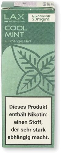 LAX Nikotinsalz Liquid Cool Mint 20mg/ml LAX Nikotinsalz Liquid Cool Mint 20mg/ml