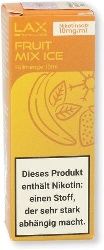 LAX Nikotinsalz Liquid Fruit Mix 10mg/ml LAX Nikotinsalz Liquid Fruit Mix 10mg/ml