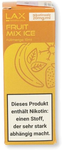 LAX Nikotinsalz Liquid Fruit Mix 20mg/ml LAX Nikotinsalz Liquid Fruit Mix 20mg/ml