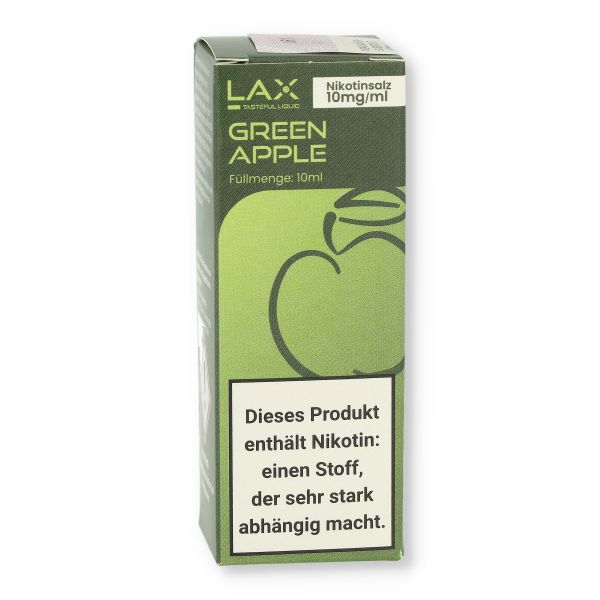 LAX Nikotinsalz Liquid Green Apple 10mg/ml