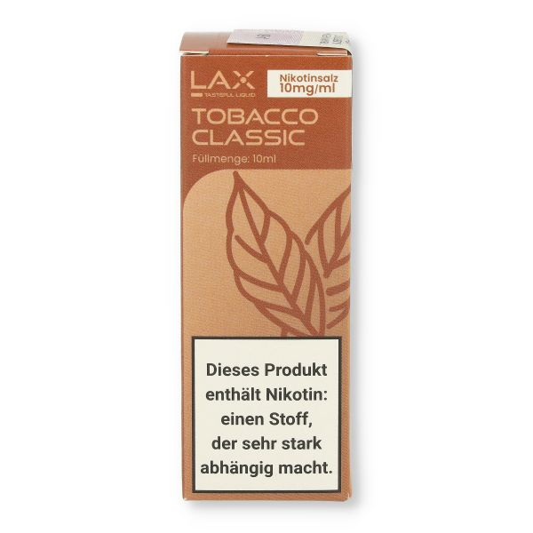 LAX Nikotinsalz Liquid Tobacco Classic 10mg/ml