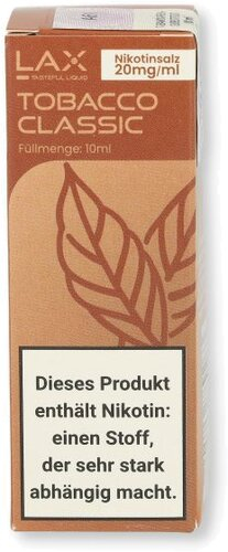 LAX Nikotinsalz Liquid Tobacco Classic 20mg/ml