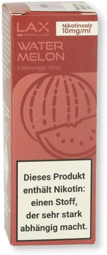 LAX Nikotinsalz Liquid Watermelon 10mg/ml LAX Nikotinsalz Liquid Watermelon 10mg/ml