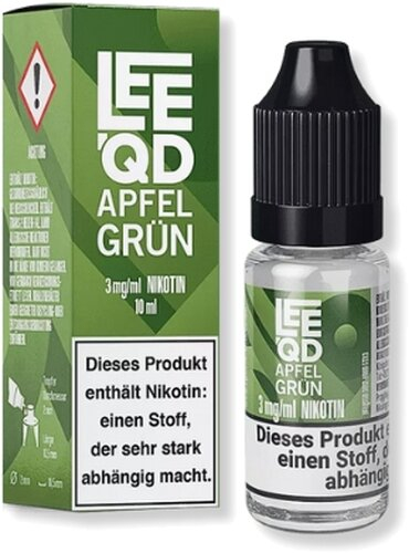 LEEQD Fruit Apfel 10ml 3mg Liquid