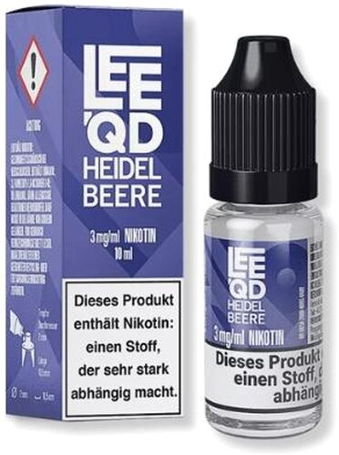 LEEQD Fruit Heidelbeere 10ml 3mg Liquid LEEQD Fruit Heidelbeere 10ml 3mg Liquid