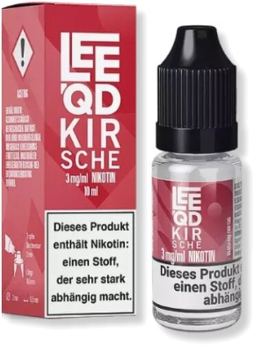 LEEQD Fruit Kirsche 10ml 3mg Liquid