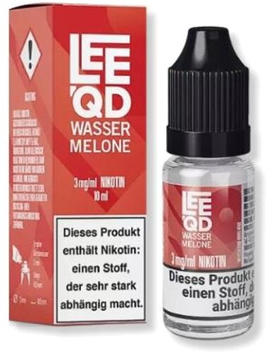LEEQD Fruits Wassermelone 10ml 3mg Liquid