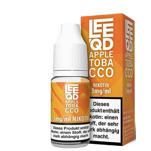 LEEQD Liquid Apple Tobacco 10ml 3mg LEEQD Liquid Apple Tobacco 10ml 3mg