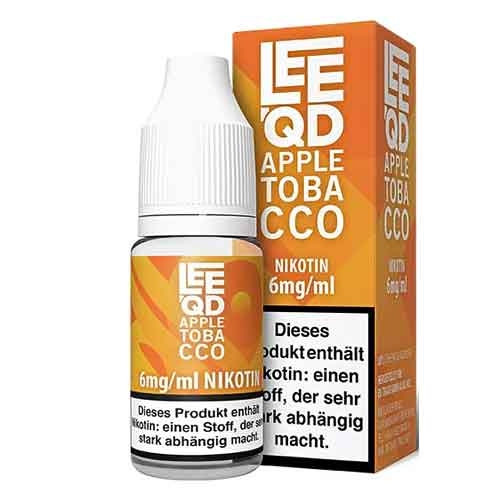 LEEQD Liquid Apple Tobacco 10ml 6mg LEEQD Liquid Apple Tobacco 10ml 6mg