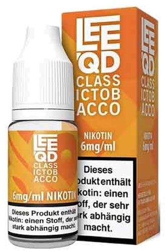 LEEQD Liquid Classic Tobacco 10ml 6mg