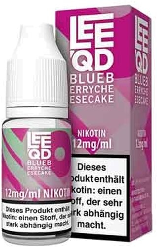 LEEQD Liquid Crazy Blueberry Cheesecake 10ml 12mg