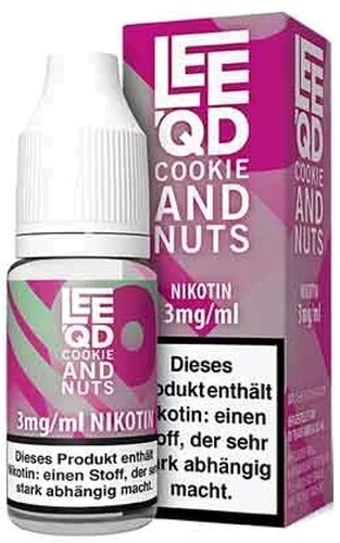 LEEQD Liquid Crazy Cookie and Nuts 10ml 3mg