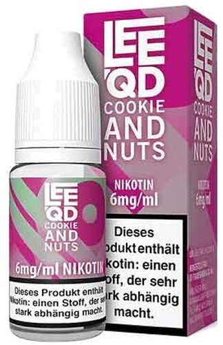 LEEQD Liquid Crazy Cookie and Nuts 10ml 6mg LEEQD Liquid Crazy Cookie and Nuts 10ml 6mg