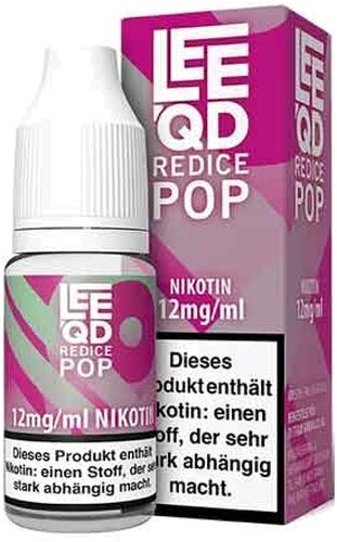 LEEQD Liquid Crazy Red Ice Pop 10ml 12mg
