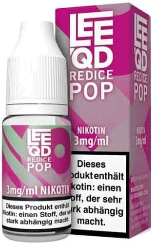 LEEQD Liquid Crazy Red Ice Pop 10ml 3mg