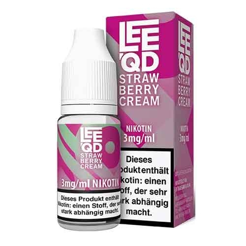 LEEQD Liquid Crazy Strawberry Cream 10ml 3mg LEEQD Liquid Crazy Strawberry Cream 10ml 3mg
