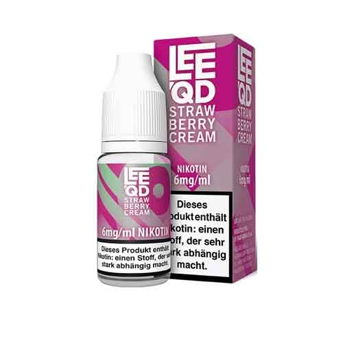 LEEQD Liquid Crazy Strawberry Cream 10ml 6mg LEEQD Liquid Crazy Strawberry Cream 10ml 6mg