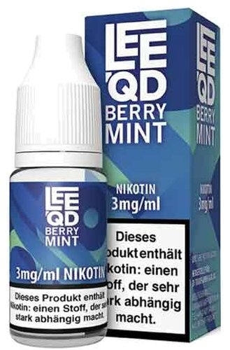 LEEQD Liquid Fresh Berry Mint 10ml 3mg