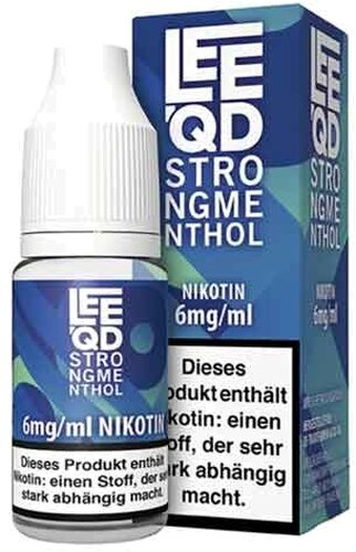 LEEQD Liquid Fresh Strong Menthol 10ml 6mg