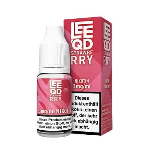 LEEQD Liquid Strawberry Fruits 10ml 3mg LEEQD Liquid Strawberry Fruits 10ml 3mg