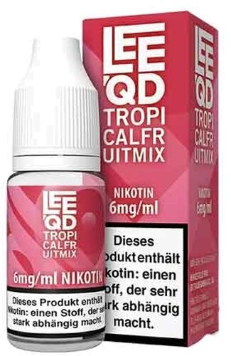 LEEQD Liquid Tropical Fruit Mix 10ml 6mg LEEQD Liquid Tropical Fruit Mix 10ml 6mg