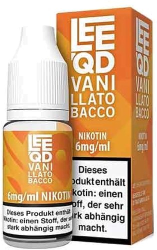 LEEQD Liquid Vanilla Tobacco 10ml 6mg
