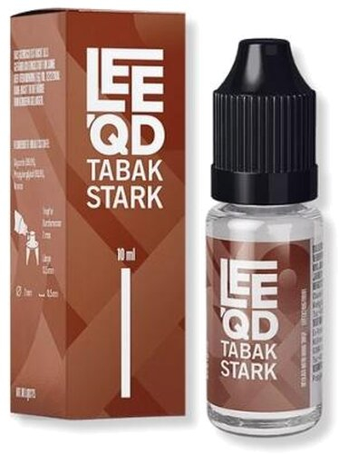 LEEQD Tabak stark 10ml 0mg Liquid LEEQD Tabak stark 10ml 0mg Liquid