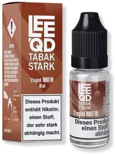 LEEQD Tabak stark 10ml 12mg Liquid LEEQD Tabak stark 10ml 12mg Liquid