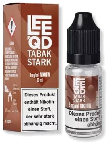 LEEQD Tabak stark 10ml 3mg Liquid LEEQD Tabak stark 10ml 3mg Liquid