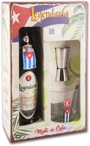 Legendario Rum Elixir de Cuba 34% Vol. Mojito Geschenkset