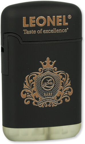 Leonel Feuerzeug 1er Jetflame Schwarz