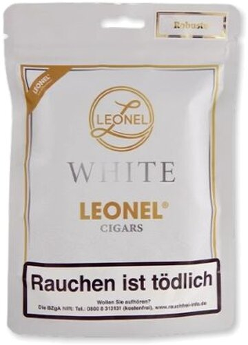Leonel White Robusto Zigarren Freshpack 5 Stück