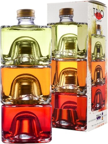 Likörmix Trio Ladies 18-20% Vol. Waldi, Nussy und Multifrucht Likörmix Trio Ladies 18-20% Vol. Waldi, Nussy und Multifrucht