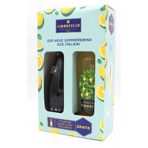 Limoncello 25% 0,7 L+ Scavi&Ray Frizzante 0,75 L Limoncello 25% 0,7 L+ Scavi&Ray Frizzante 0,75 L