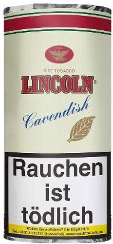 Lincoln Cavendish Rot 50g Pfeifentabak Lincoln Cavendish Rot 50g Pfeifentabak