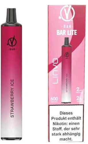 Linvo Bar Lite Einweg E-Shisha Strawberry Ice 20mg