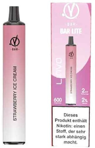 Linvo Bar Lite Einweg E-Shisha Strawberry Ice Cream 20mg